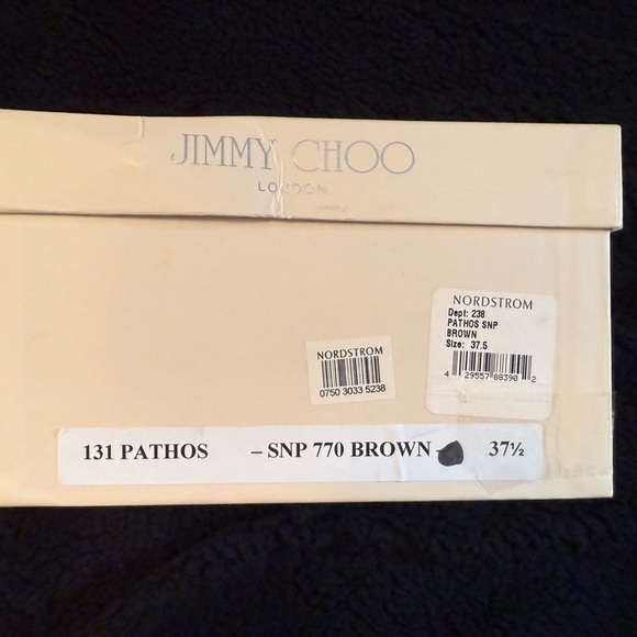 Jimmy Choo Brown and tan Wedge Sandals - Picture 8 of 9